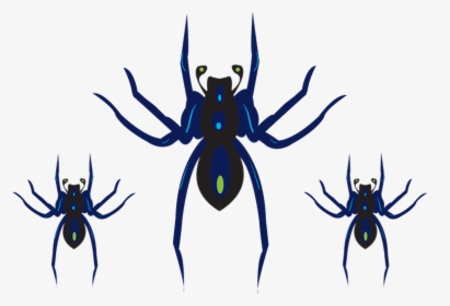 Clipart, Spider, Halloween, Scary, Horror, Black, HD Png Download, Transparent PNG