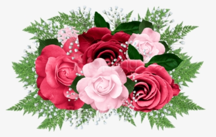 Bouquet Of Roses Png - Pink Rose Bouquet Png, Transparent Png, Transparent PNG