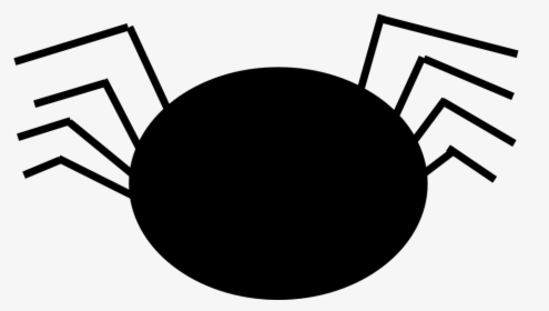 Spider Bug Insect Silhouette Halloween Creepy - Araña Png Halloween, Transparent Png, Transparent PNG