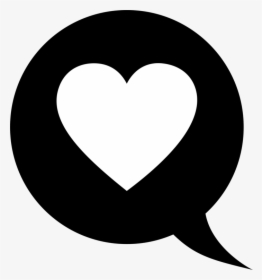 Heart,silhouette,love - Symbol Of Learning Language, HD Png Download, Transparent PNG