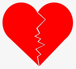 Cracked And Broken Heart Vector Clipart Image - Heart Shape, HD Png Download, Transparent PNG