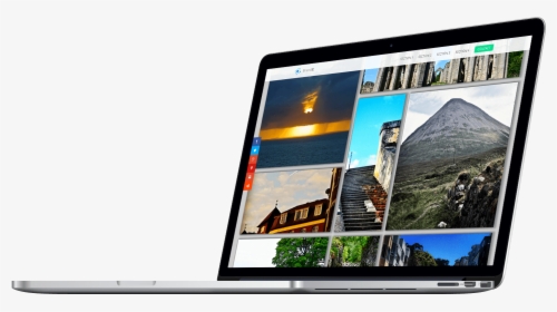 Apple Macbook Pro Angled Vector Mockup P Px - Led-backlit Lcd Display, HD Png Download, Transparent PNG