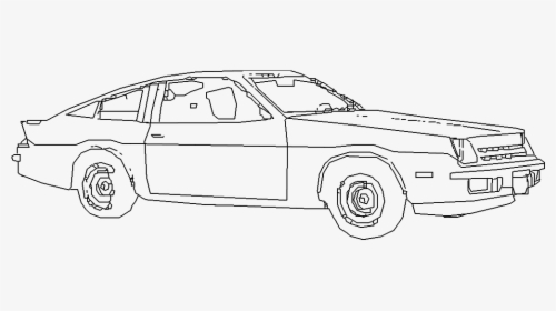Car Lines Perspective Png , Png Download - Sketch, Transparent Png, Transparent PNG