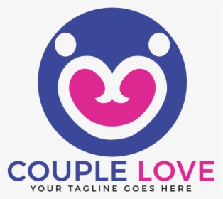 Couple Love Vector Logo Design - Graphic Design, HD Png Download, Transparent PNG