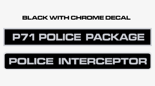 Police Interceptor Logo Png, Transparent Png, Transparent PNG