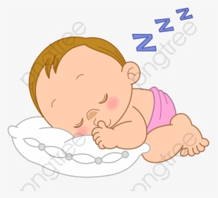 Transparent Sleep In Clipart - Cartoon Transparent Baby Png, Png Download, Transparent PNG