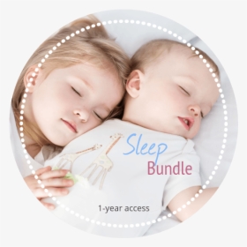 Transparent Baby Sleeping Png - Brother And Sister Sleeping Cute, Png Download, Transparent PNG