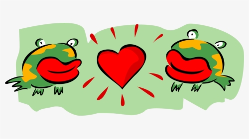 Vector Illustration Of Two Amphibian Frogs In Love - Me Tiraste Un Limon, HD Png Download, Transparent PNG
