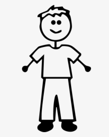 Stick Figure Decals Of Your Family - Stick Figure Family Dad, HD Png Download, Transparent PNG