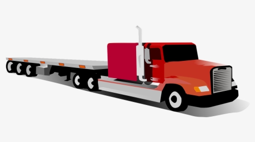 Flatbed Truck Clip Art, HD Png Download, Transparent PNG