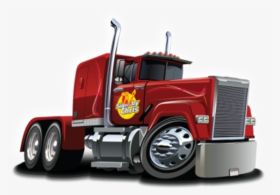 Drawings Of Semi Trucks, HD Png Download, Transparent PNG