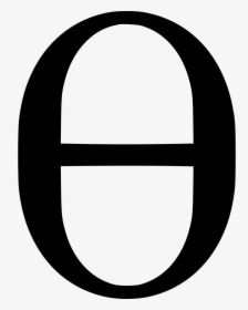 Transparent Greek Alphabet Png - Theta Clip Art, Png Download, Transparent PNG
