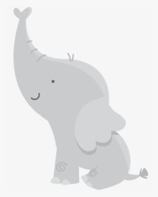 And Mammoths,animal Figure,clip Art - Elephant Baby Shower Clipart, HD Png Download, Transparent PNG