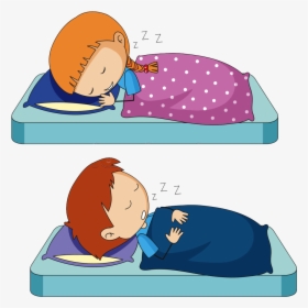 Sleeping Clipart Bed Time Routine - Children Napping Clipart, HD Png Download, Transparent PNG