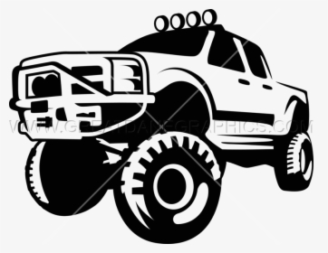 Motor Vehicle Tires Pickup Truck Car Mud Bogging - Truck Svg, HD Png Download, Transparent PNG