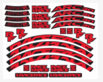 Arc / Aeffect Rim Decal Kits - Race Face Rim Decals, HD Png Download, Transparent PNG