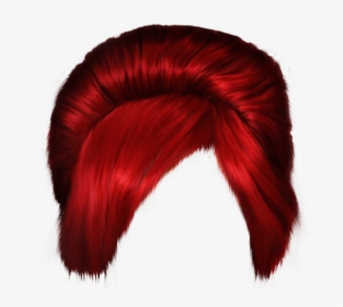 Hair Wig Png - Red Hair Png, Transparent Png, Transparent PNG