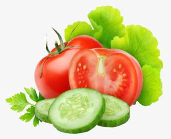 Cucumber And Tomato Slices, HD Png Download, Transparent PNG