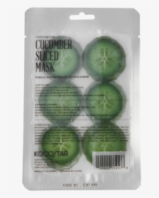 Therapy Sliced Mask Cucumber - Kocostar Cucumber Slice Mask, HD Png Download, Transparent PNG