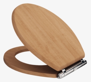 Wooden Toilet Seat - Toilet Seat On Transparent Background, HD Png Download, Transparent PNG