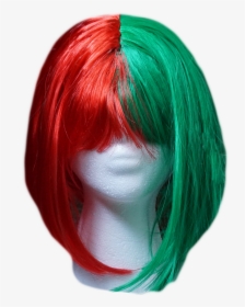 Sia Red And Green Wig, HD Png Download, Transparent PNG