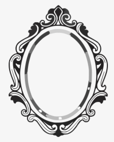 Frame Mirror Picture Free Picture - Mirror Clipart Black And White, HD Png Download, Transparent PNG