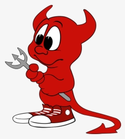 Beastie, Freebsd Daemon Clip Art At Clker - Devil Clipart, HD Png Download, Transparent PNG