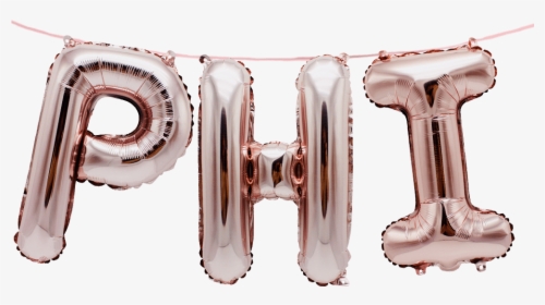Phi Greek Alphabet Balloon Banner Set Fraternity Sorority - Fraternities And Sororities, HD Png Download, Transparent PNG