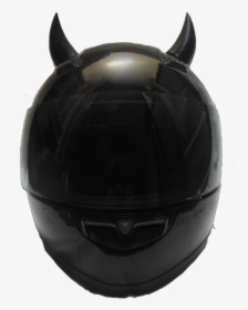 Black Demon Motorcycle Helmet, HD Png Download, Transparent PNG