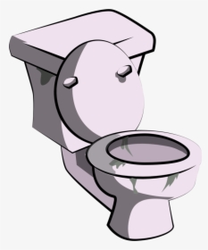 Angle,purple,plumbing Fixture - Toilet Seat Cartoon Png, Transparent Png, Transparent PNG