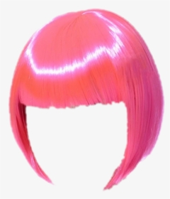 #hair #wig #wigs #haircut #hairstyle #hairdo #pink - Wig Red Bob Transparent, HD Png Download, Transparent PNG