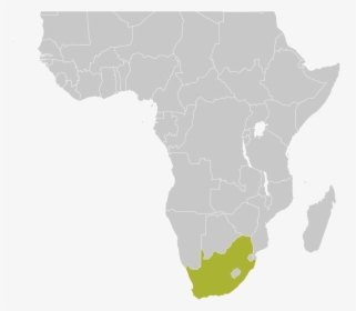 South Africa On African Continent , Png Download - Economia De Africa, Transparent Png, Transparent PNG