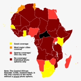 Corruption Map Of Africa, HD Png Download, Transparent PNG