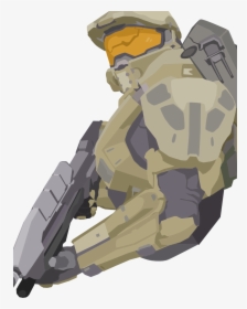 Transparent Halo Vector Png - Halo Master Chief Vector, Png Download, Transparent PNG