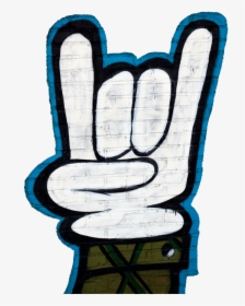 Graffiti, Hand Signals, Isolated, Corna, Mano Cornuta - Graffiti Png, Transparent Png, Transparent PNG