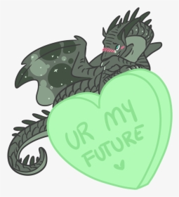 Wof Sideblog Made A Goofy Little Candy-heart Valentine - Cute Wings Of Fire Dragons, HD Png Download, Transparent PNG