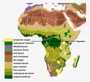 Vegetation Africa - Ancient Africa Geography, HD Png Download, Transparent PNG