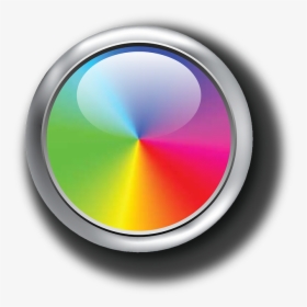 Colors, Chromatic Circle, Red, Green, Blue - Rainbow Button Png, Transparent Png, Transparent PNG