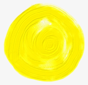 #yellow #circle #dot #dots #watercolor #texture #background - Brush Frame Png Yellow, Transparent Png, Transparent PNG