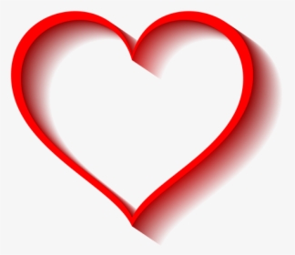 Corazón, Volumen, Sombra, Fondo Transparente, Amor - Transparent Background Love Symbol Png, Png Download, Transparent PNG