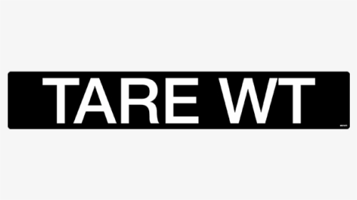 Tare Wt Decal - Graphics, HD Png Download, Transparent PNG