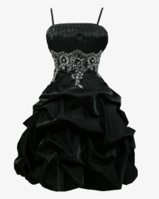 Vestido Negro Fiesta - Black Dress Png, Transparent Png, Transparent PNG