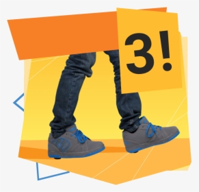 How To Heely Step 3 Image - Sneakers, HD Png Download, Transparent PNG