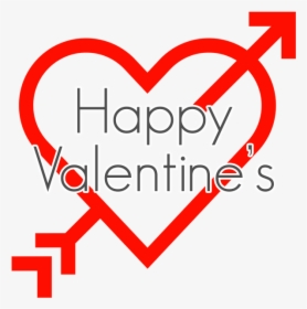 Feliz Día De San Valentín Flecha En Corazón - Heart, HD Png Download, Transparent PNG