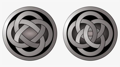 Celtic Circles Celtic Design Buttons Pins - Circle, HD Png Download, Transparent PNG