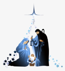 Holy Family Nativity Of Jesus Nativity Scene Christmas, HD Png Download, Transparent PNG