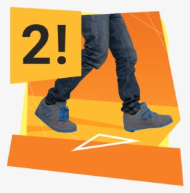 How To Heely Step 2 Image - Sneakers, HD Png Download, Transparent PNG