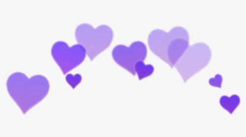 #purple #purpura #morado #lila #hearts #corazones #heart - Corazones Snapchat Png, Transparent Png, Transparent PNG