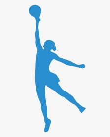Netball Silhouette, HD Png Download, Transparent PNG