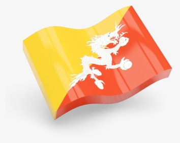 Glossy Wave Icon - Bhutan Flag Icon Png, Transparent Png, Transparent PNG